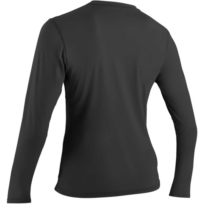 2024 O'Neill Womens Basic Skins Long Sleeve Rash Tee 4340 - Black